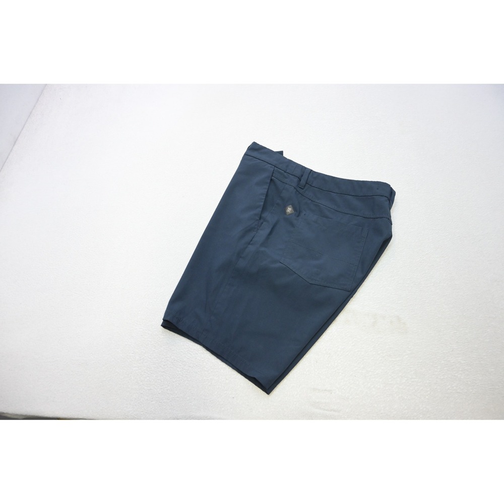 Roark Shorts Men 33 Navy Blue Artifacts of Adventure Stretch Casual Excellent
